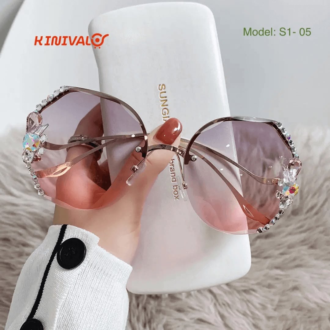 🦋 Crystal Butterfly Sunglasses